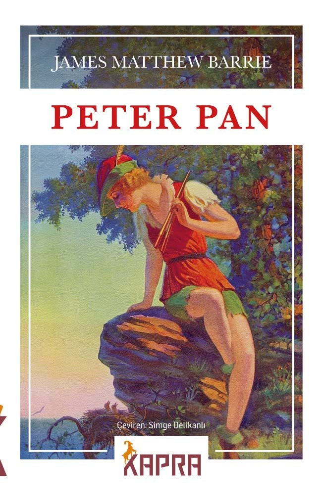 Peter Pan - James Matthew Barrie kitap kapağı