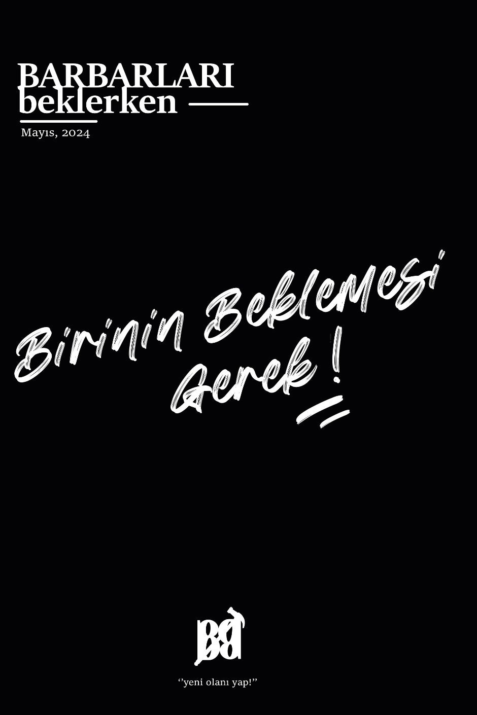 Barbarları Beklerken Mayıs 2024 - Kolektif kitap kapağı