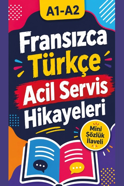 A1-A2 Fransızca-Türkçe Acil Servis Hikayeleri - Kolektif kitap kapağı
