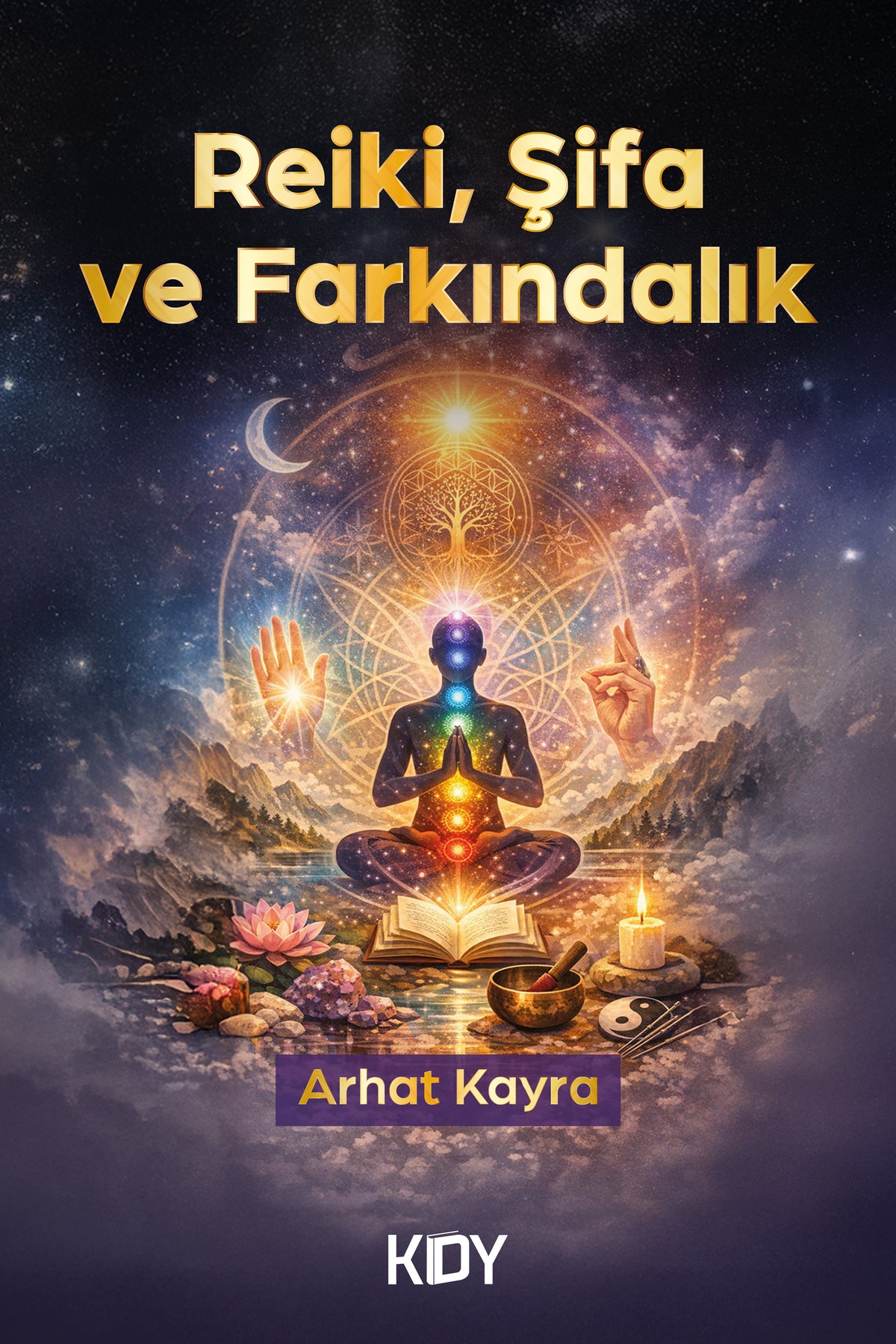 Reiki Şifa ve Farkındalık - Arhat Kayra kitap kapağı