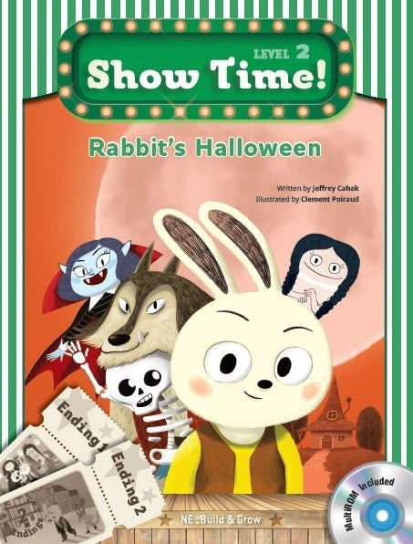 Rabbit's Halloween (SB+WB+MultiROM) (Show Time Level 2) - Jeffrey Cahak kitap kapağı