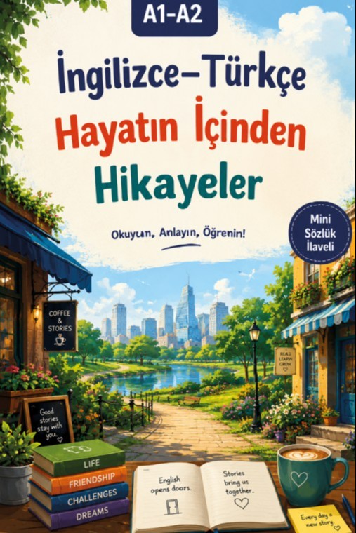 A1-A2 İngilizce-Türkçe Hayatın İçinden Hikayeler - Kolektif kitap kapağı