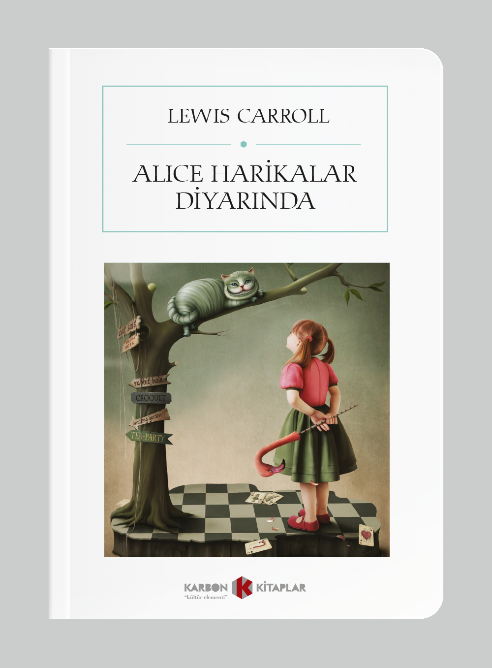 Alice Harikalar Diyarında (Cep Boy) (Tam Metin) - Lewis Carroll kitap kapağı