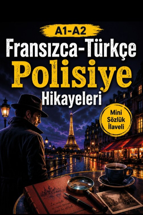 A1-A2 Fransızca-Türkçe Polisiye Hikayeleri - Kolektif kitap kapağı