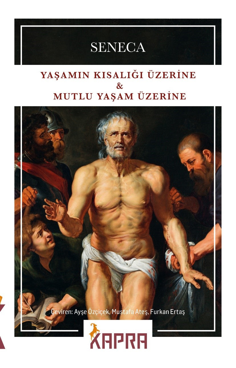 Yaşamın Kısalığı Üzerine Mutlu Yaşam Üzerine - Seneca kitap kapağı