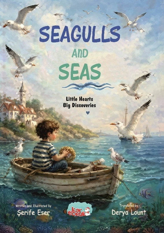 Seagulls And Seas (İngilizce Martılar ve Denizler) - Şerife Eser kitap kapağı