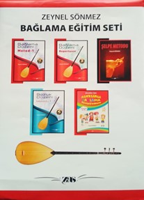 Bağlama Eğitim Seti (5 Kitap Takım) - Zeynel Sönmez kitap kapağı