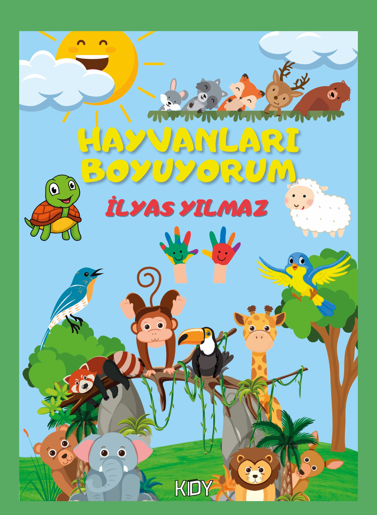 Hayvanları Boyuyorum - İlyas Yılmaz kitap kapağı