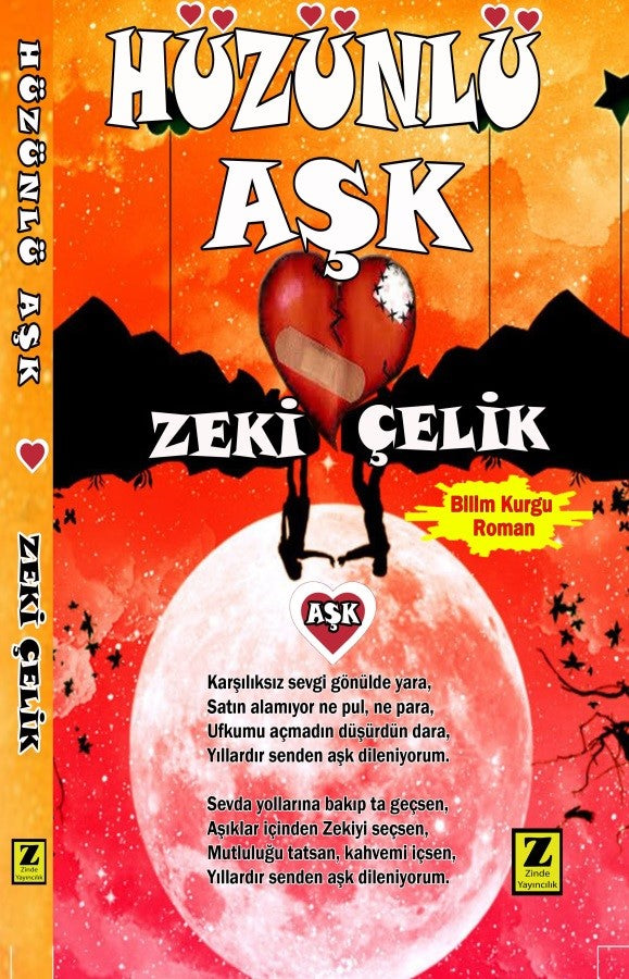 Hüzünlü Aşk - Zeki Çelik kitap kapağı