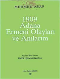 1909 Adana Ermeni Olayları ve Anılarım / 13-Z-276 - İsmet Parmaksızoğlu kitap kapağı
