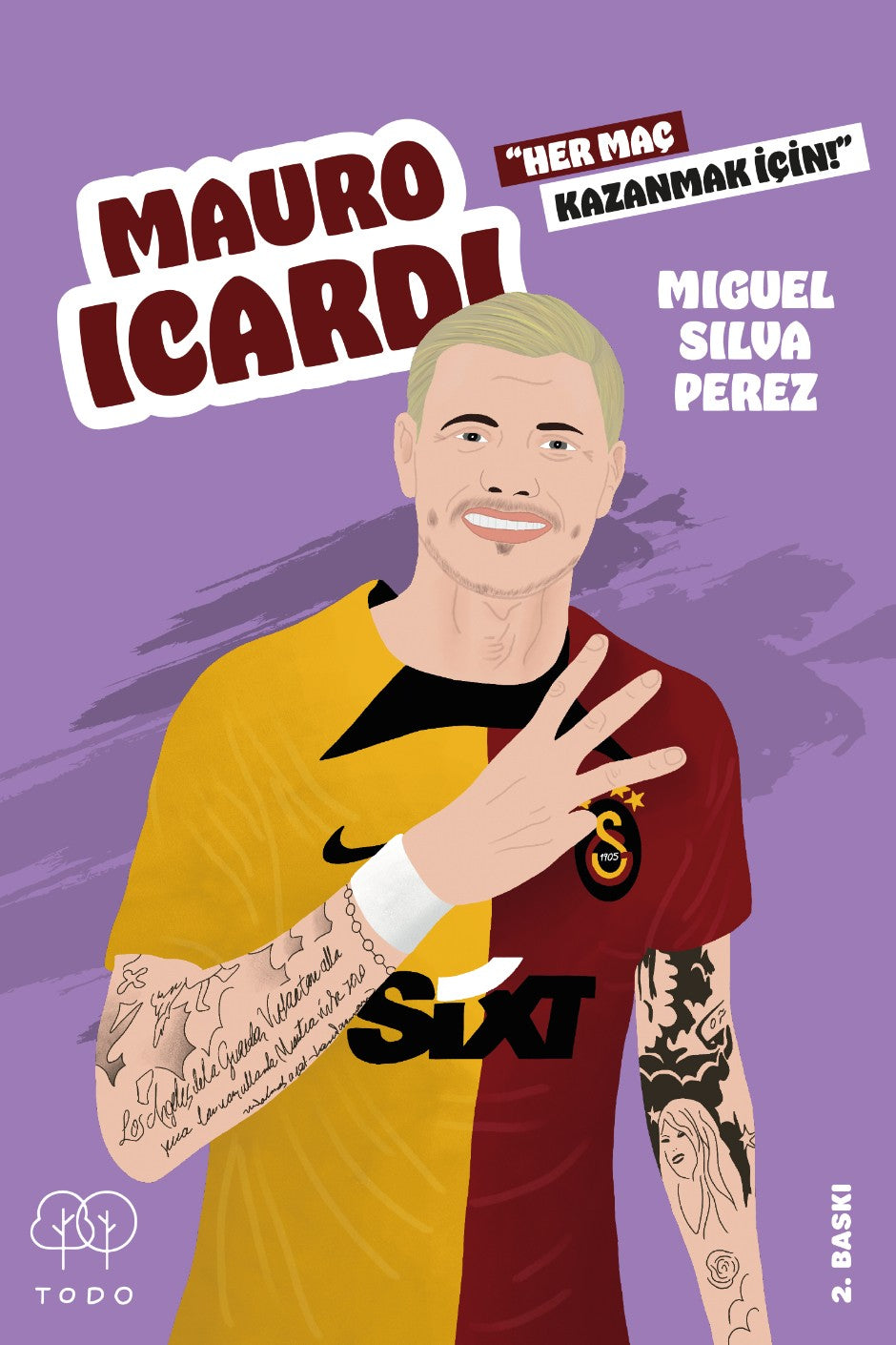 Mauro Icardi Her Maç Kazanmak İçin! - Miguel Silva Perez kitap kapağı