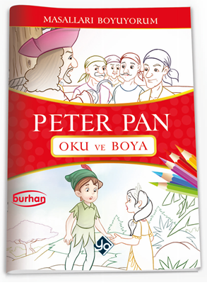 Masalları Boyuyorum Peter Pan Kitabı - Hasan Karaosman kitap kapağı
