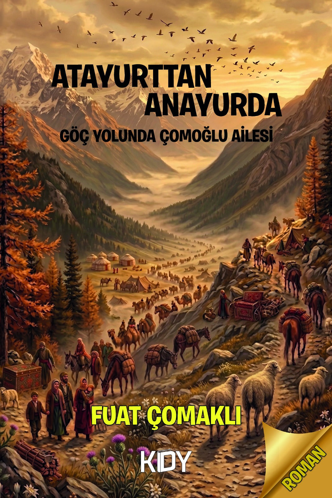 Ata Yurtan Ana Yurda Göç Yolunda Çomoğlu Ailesi - Fuat Çomaklı kitap kapağı