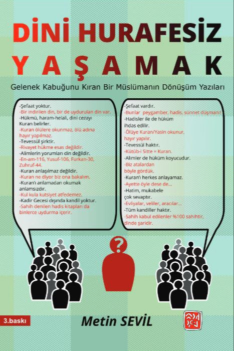 Dini Hurafesiz Yaşamak - Metin Sevil kitap kapağı