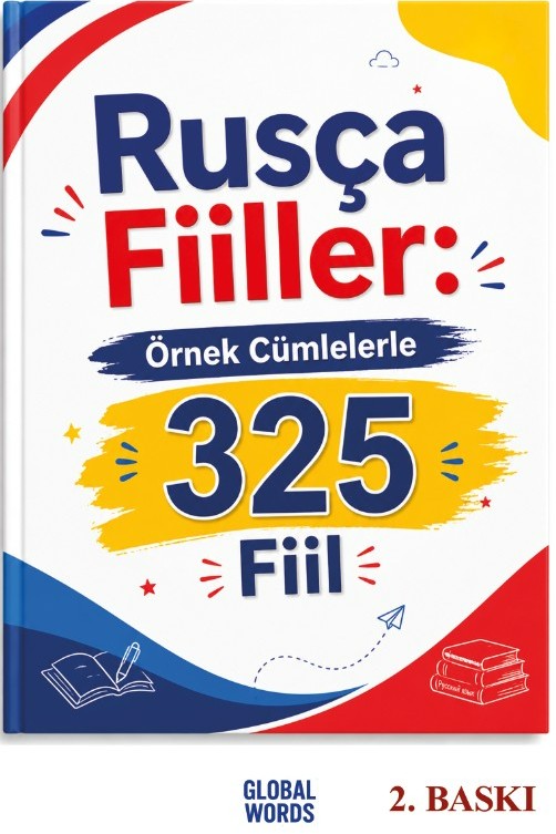 Rusça Fiiller: Örnek Cümlelerle 325 Fiil - Kolektif kitap kapağı