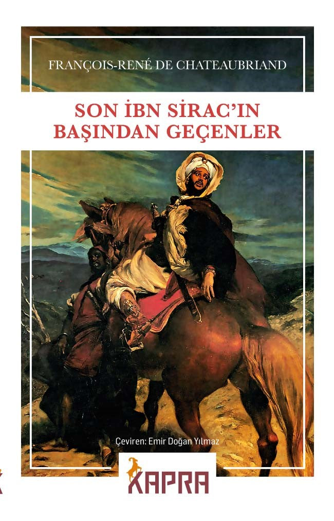 Son İbn Sirac'ın Başından Geçenler - François Rene de Chateaubriand kitap kapağı