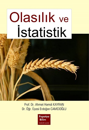 Olasılık ve İstatistik - Ahmet Hamdi Kayran kitap kapağı