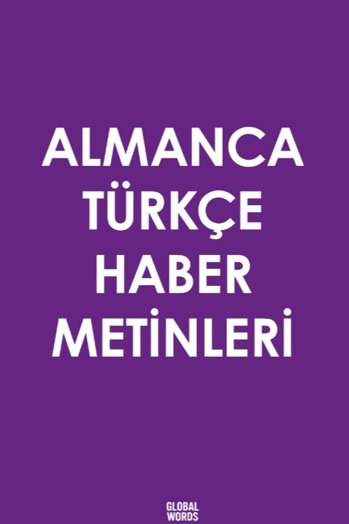 Almanca Türkçe Haber Metinleri - Kolektif kitap kapağı