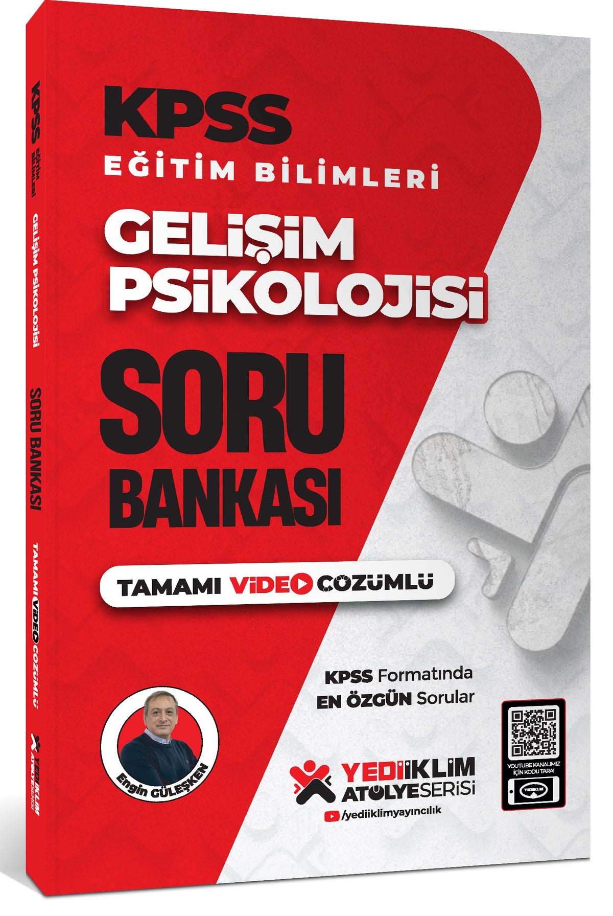 KPSS Eğitim Bilimleri Gelişim Psikolojisi Tamamı Video Çözümlü Soru Bankası - Engin Güleşken kitap kapağı