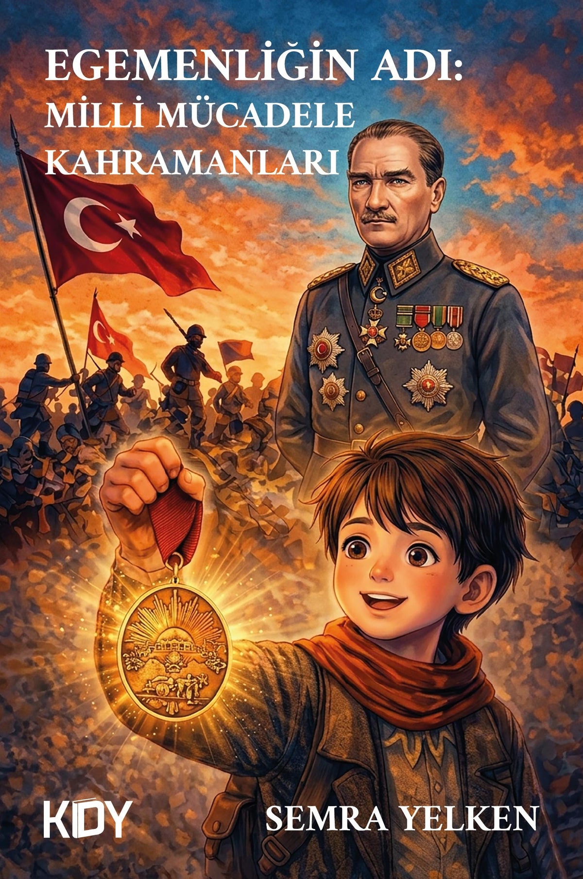 Egemenliğin Adı : Milli Mücadele Kahramanları - Semra Yelken kitap kapağı