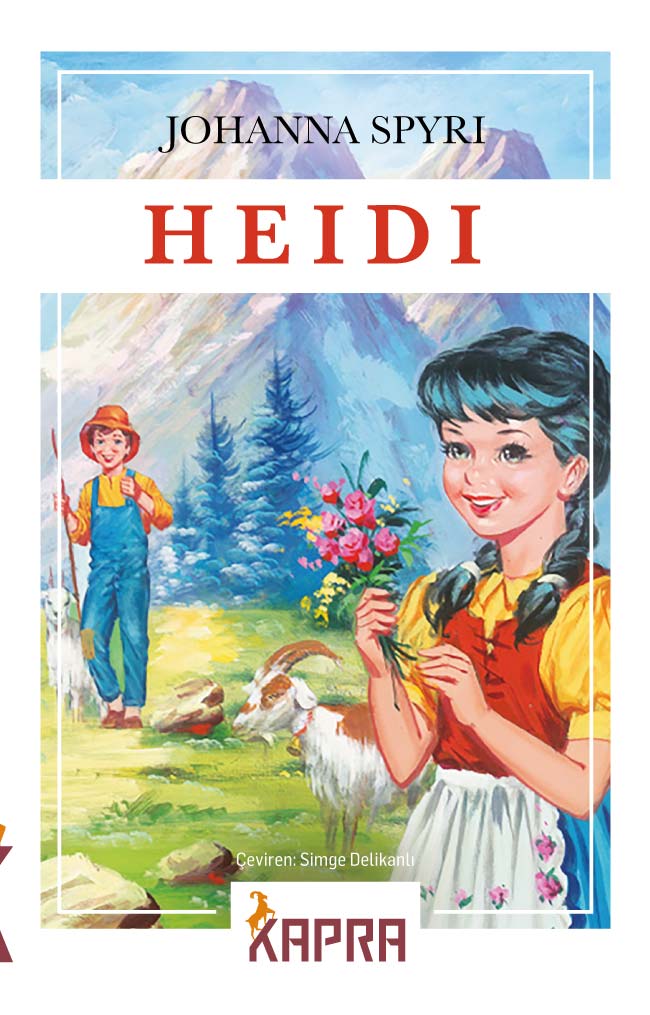 Heidi - Johanna Spyri kitap kapağı