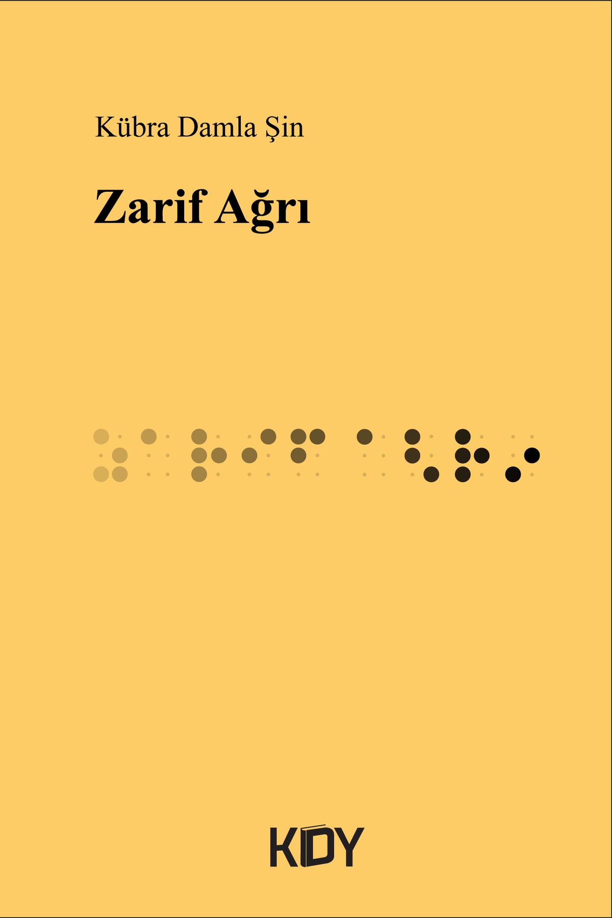 Zarif Ağrı - Kübra Damla Şin kitap kapağı