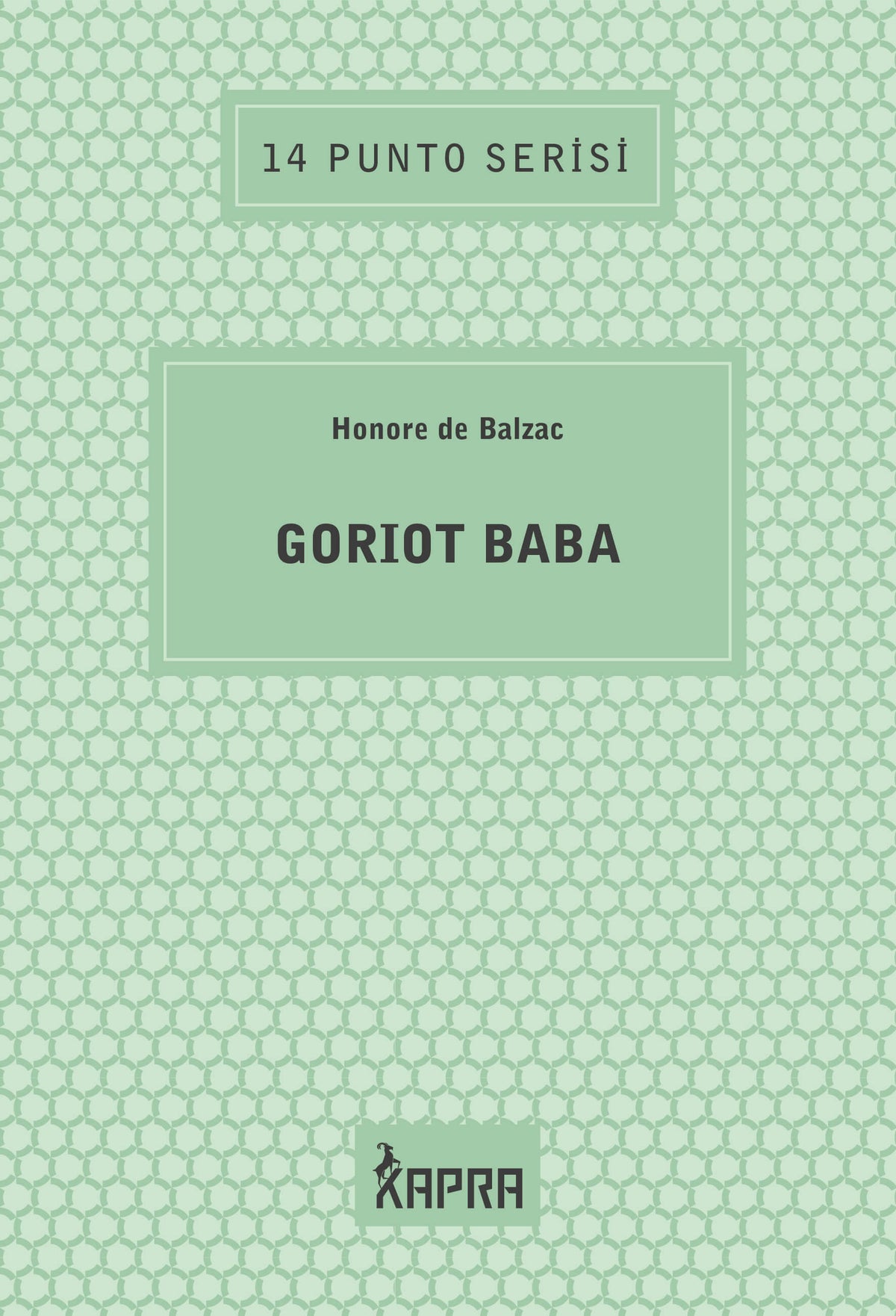 Goriot Baba / 14 Punto Serisi - Honore de Balzac kitap kapağı