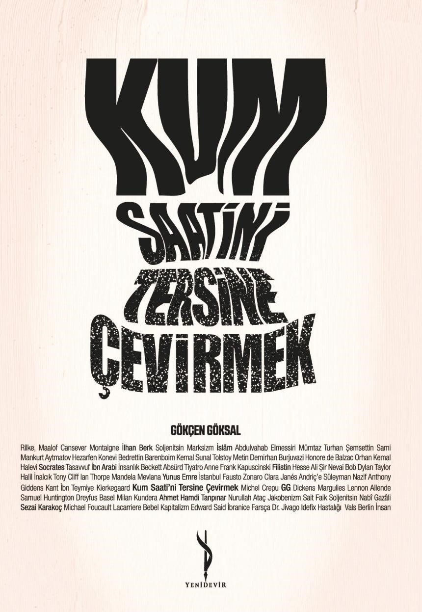 Kum Saatini Tersine Çevirmek - Gökçen Göksal kitap kapağı