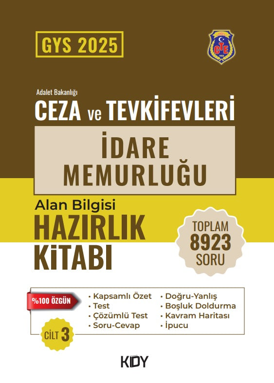 CTE Ünvan Değişikliği Sınavı İdare Memurluğu 3. Cilt - Mehmet Varnalı kitap kapağı