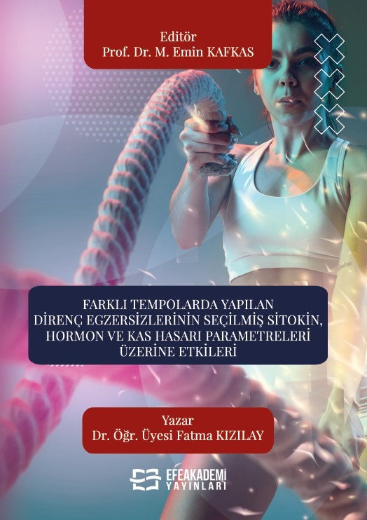 Farklı Tempolarda Yapılan Direnç Egzersizlerinin Seçilmiş Sitokin, Hormon ve Kas Hasarı Parametreleri Üzerine Etkileri - Dr. Öğr. Üyesi Fatma Kızılay kitap kapağı