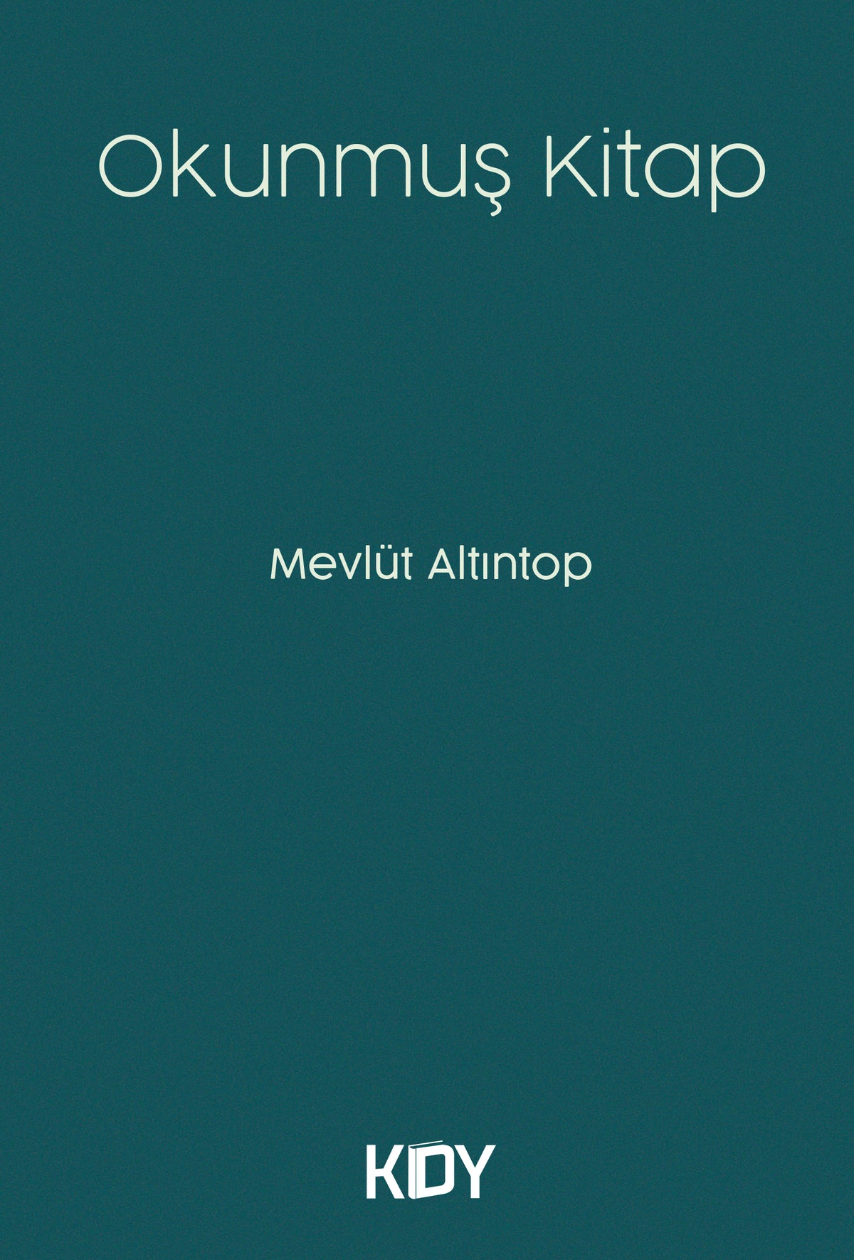 Okunmuş Kitap - Mevlüt Altıntop kitap kapağı