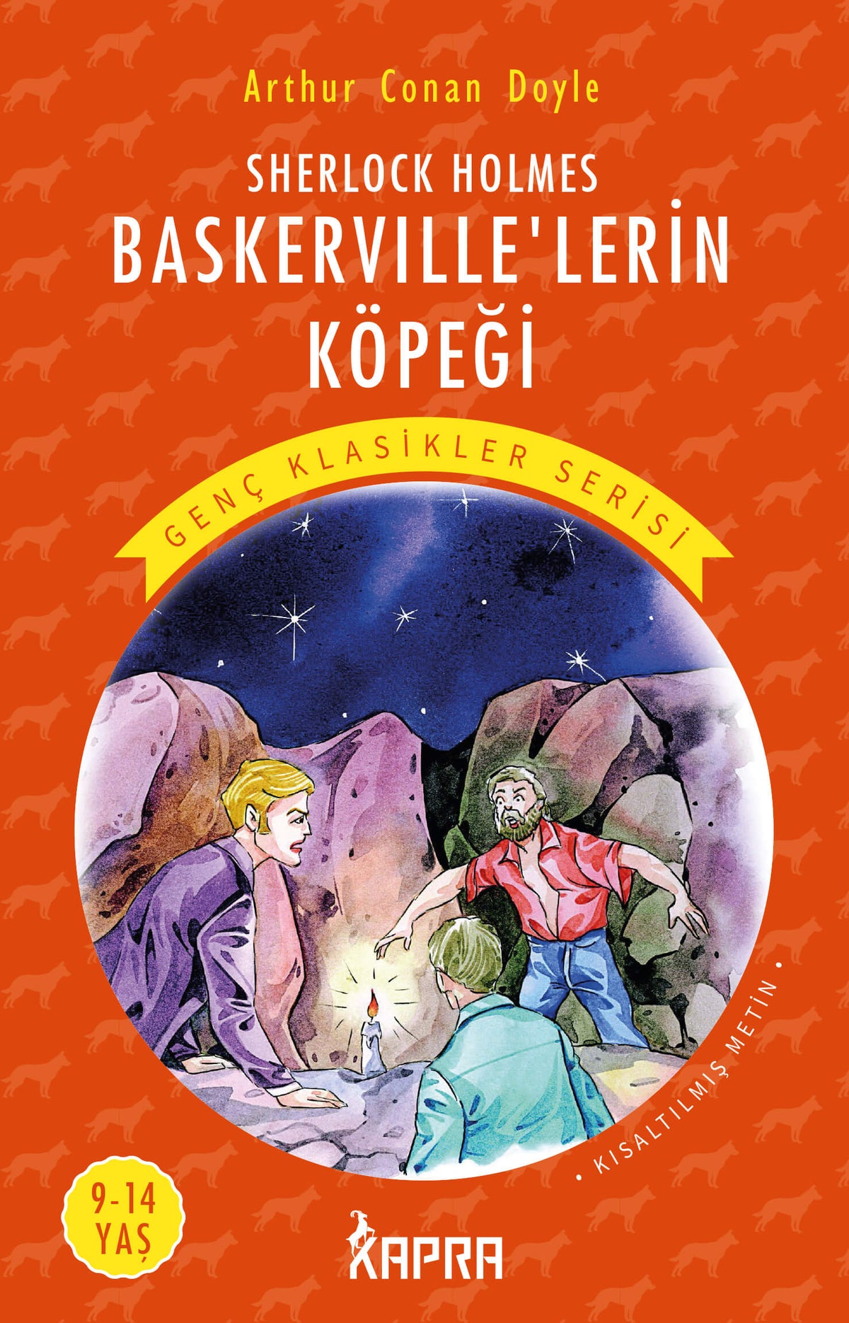 Sherlock Holmes Baskerville'lerin Köpeği / Resimli Genç Klasikler Serisi (Kısaltılmış Metin) - Sir Arthur Conan Doyle kitap kapağı