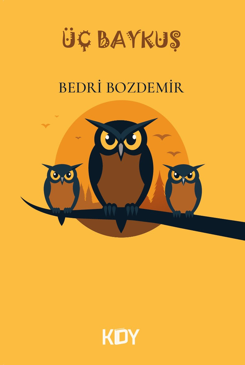 Üç Baykuş - Bedri Bozdemir kitap kapağı