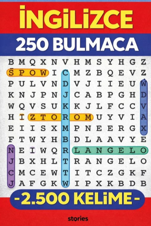 İngilizce 250 Bulmaca -2,500 Kelime- - Orhan Karasu kitap kapağı