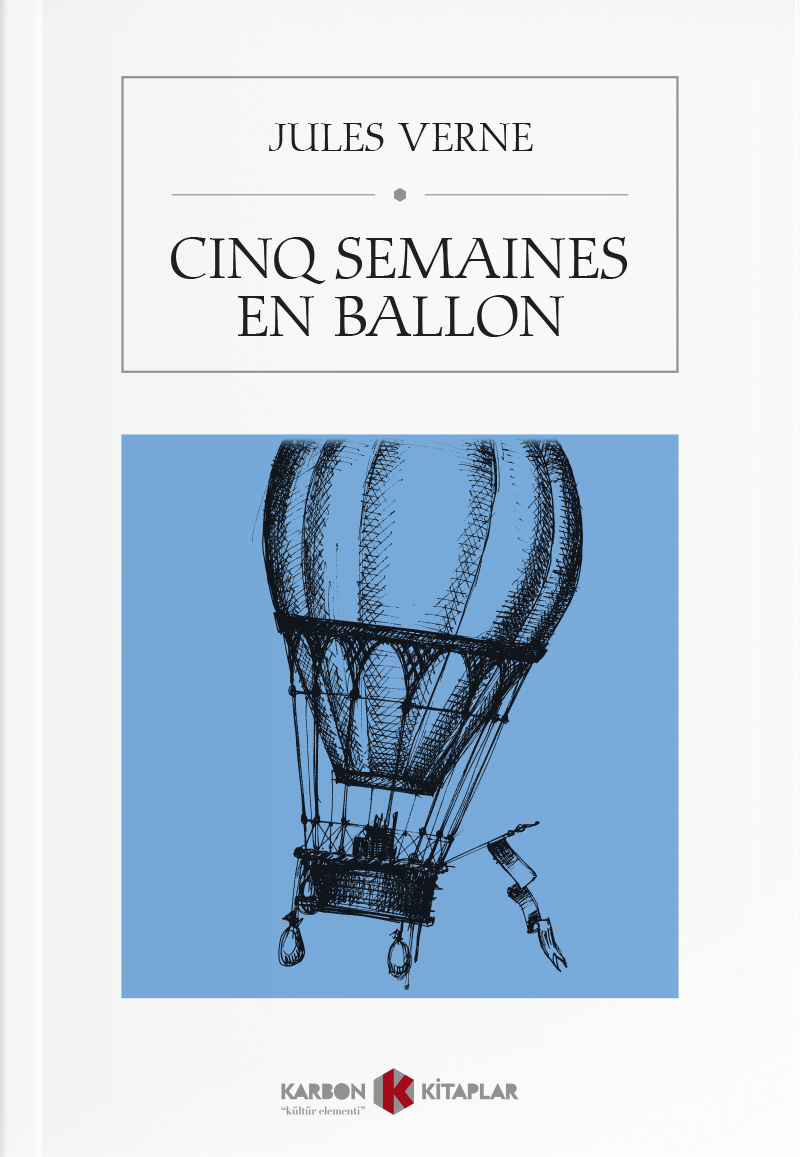 Cinq Semaines En Ballon - Jules Verne kitap kapağı