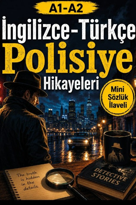A1-A2 İngilizce-Türkçe Polisiye Hikayeleri - Kolektif kitap kapağı