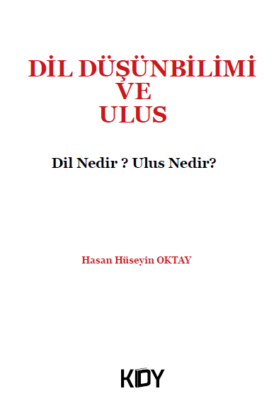 Dil Düşünbilimi ve Ulus - Hasan Hüseyin Oktay kitap kapağı