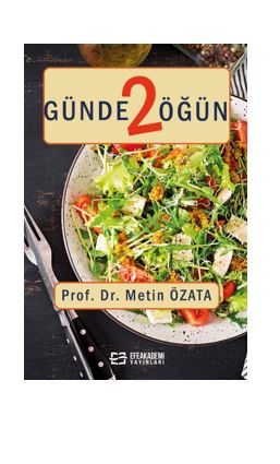 Günde 2 Öğün - Prof.Dr. Metin Özata kitap kapağı