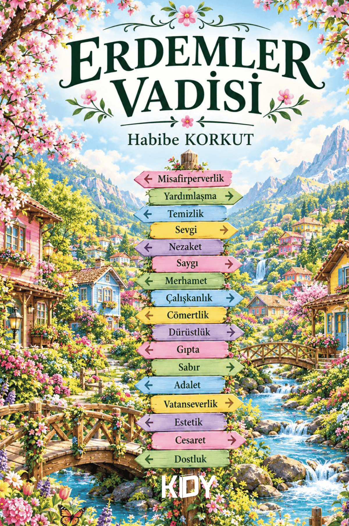 Erdemler Vadisi - Habibe Korkut kitap kapağı