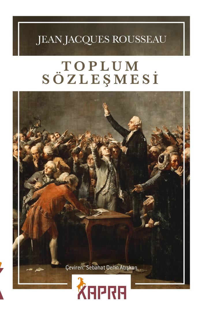 Toplum Sözleşmesi - Jean Jacques Rousseau kitap kapağı