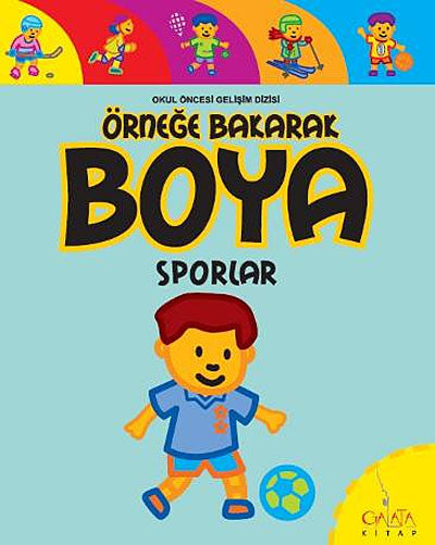 Örneğe Bakarak Boya - Sporlar kitap kapağı