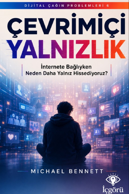 Dijital Çağın Problemleri 6: Çevrimiçi Yalnızlık İnternete Bağlıyken Neden Daha Yalnız Hissediyoruz? - Michael Bennett kitap kapağı