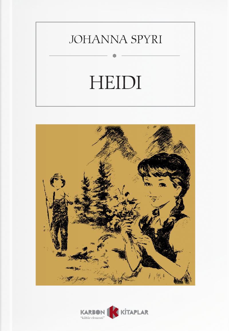 Heidi (İngilizce) - Johanna Spyri kitap kapağı