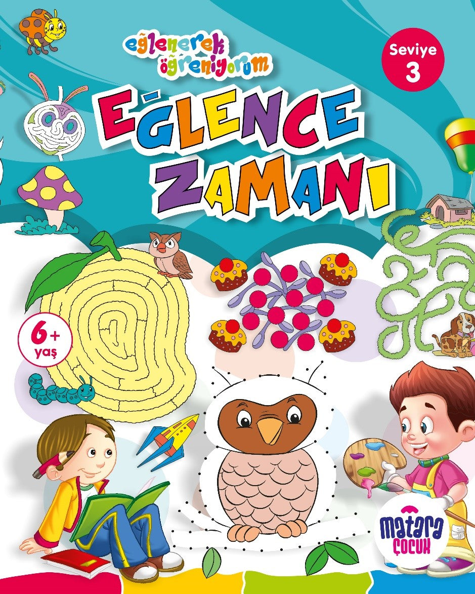 Eğlence Zamanı 3 (Eğlenerek Öğreniyorum) - Kolektif kitap kapağı