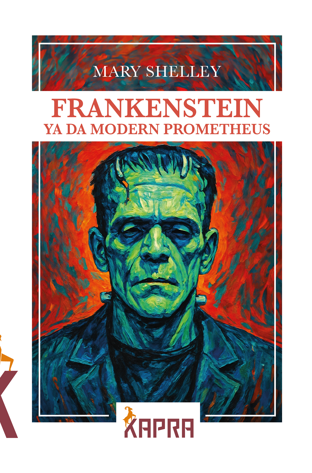 Frankenstein ya da Modern Prometheus - Mary Shelley kitap kapağı