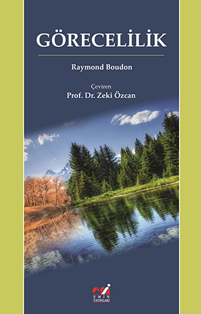 Görecelilik - Raymond Boudon kitap kapağı