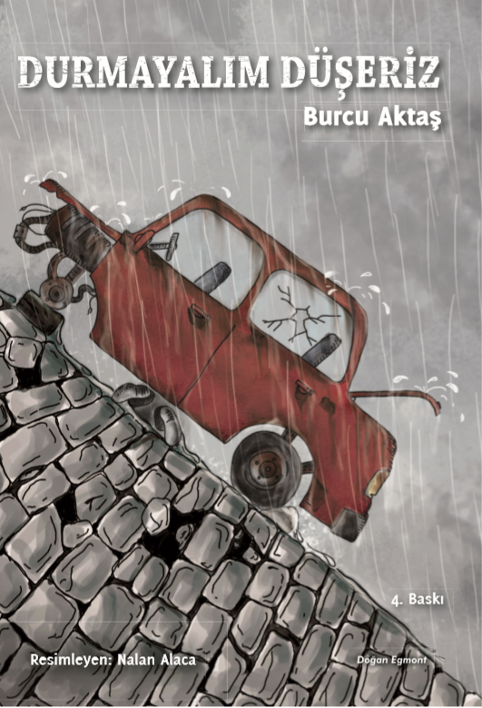Durmayalım Düşeriz - Burcu Aktaş kitap kapağı