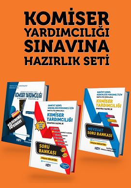 Komiser Yardımcılığı Sınavına Hazırlık Seti (3 Kitap) - Süleyman Arslantürk kitap kapağı
