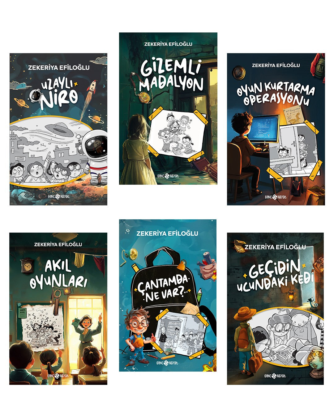 Fikir Avcıları Seti (6 Kitap) - Zekeriya Efiloğlu kitap kapağı