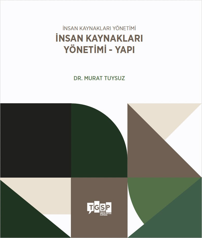 İnsan Kaynakları Yönetimi - Yapı - Dr. Murat Tuysuz kitap kapağı